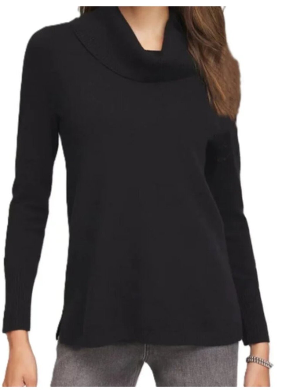 Chico's Black Basic Turtle Neck Sweater size 2